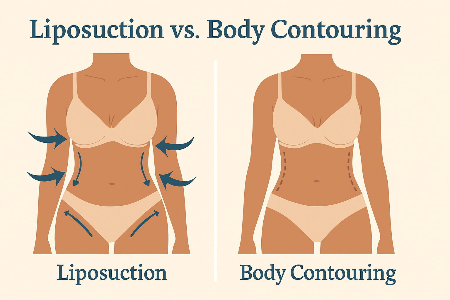 Choosing Between Liposuction and Body Contouring Starts with Understanding Your Body Goals